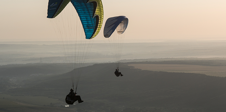 Vuelo en Parapente